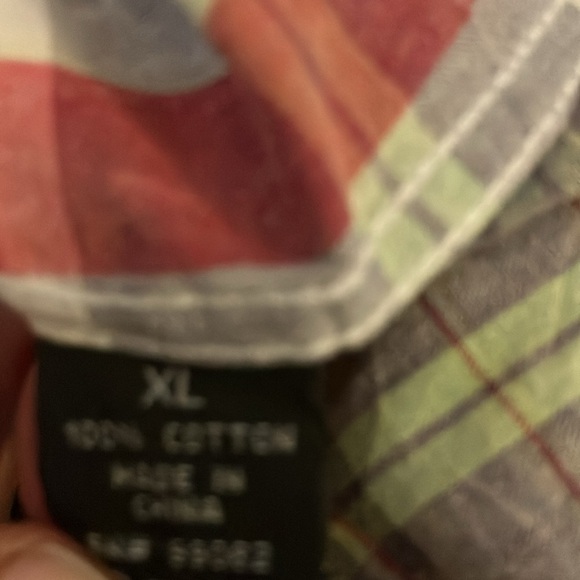 Sunday Work Clothes NYC XL plaid shirt - Picture 5 of 5